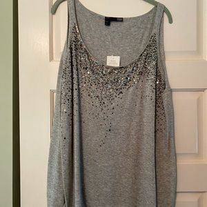 New! Eileen Fisher Organic Cotton & Cashmere tank